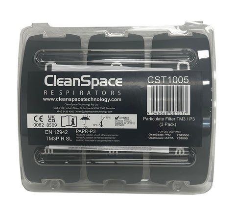 CleanSpace P3 HEPA -suodatin (3kpl) CST PRO ja ULTRA